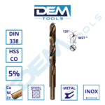 HSS-Co kobalt hengeres szárú fémcsigafúró