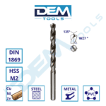 Extrahosszú fémcsigafúró HSS-M2 köszörült DIN1869 HSE