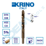 HSS-Co kobalt hengeres szárú fémcsigafúró 5% tizedes