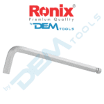 Imbuszkulcs készlet, mágneses, hosszú, 9 részes,  gömbvégű (1,5-10mm)