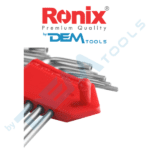 Imbuszkulcs készlet Torx, hosszú, 9 részes,  gömbvégű (T10-T50)