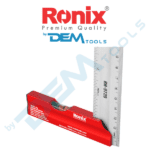 Aluminium derékszög libellával, 205x100x10 mm