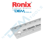 Aluminium derékszög libellával, 205x100x10 mm